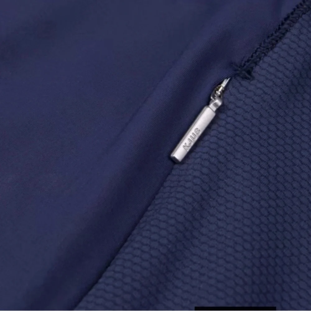 KJUS Scotscraig Women’s Navy Long Sleeve Polo Golf Dress NWT 38/Med - Picture 3 of 11